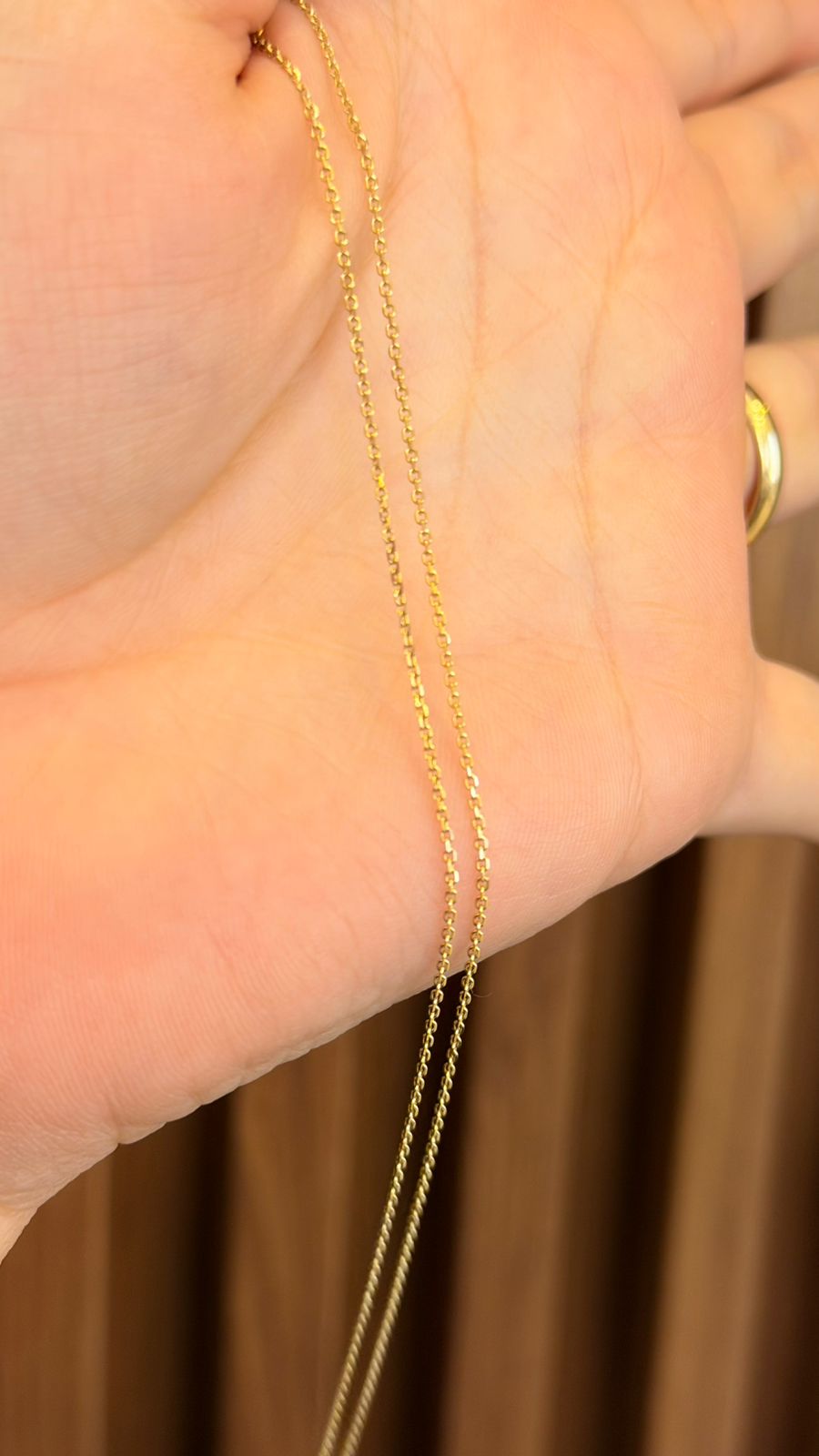 CADENA TEJIDO FINO 1.3GR 46CM